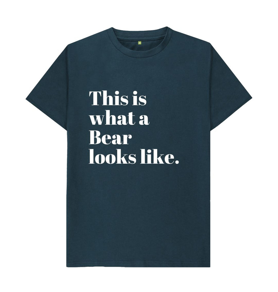 Denim Blue THIS IS WHAT A BEAR LOOKS LIKE TEE - MENS