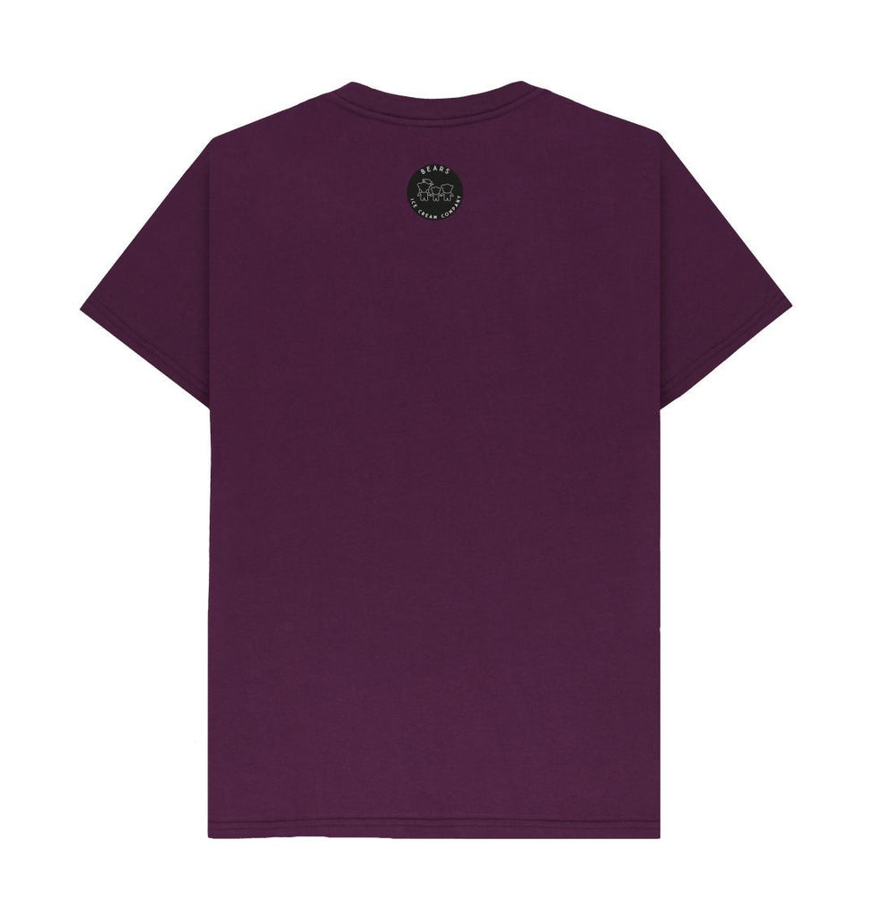Purple THIS IS WHAT A BEAR LOOKS LIKE TEE - MENS