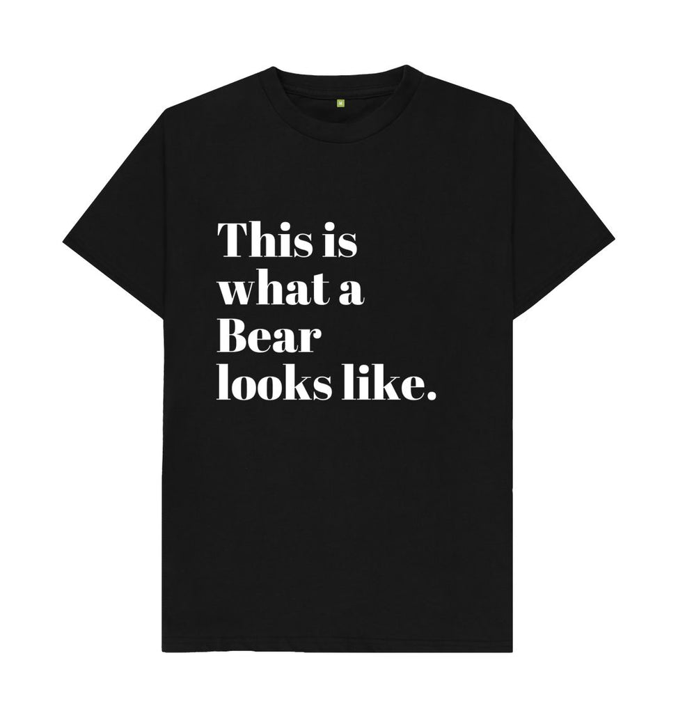 Black THIS IS WHAT A BEAR LOOKS LIKE TEE - MENS