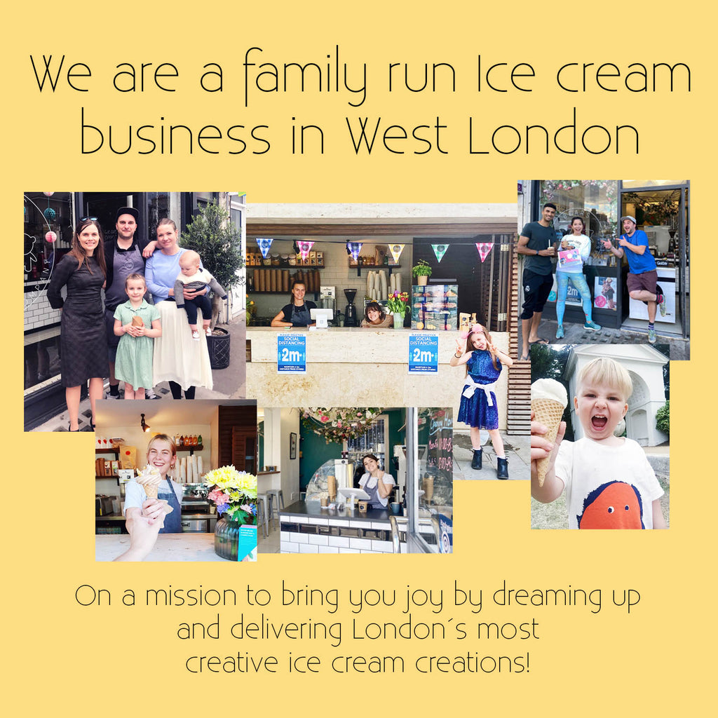 We are a family run ice cream business in West London
