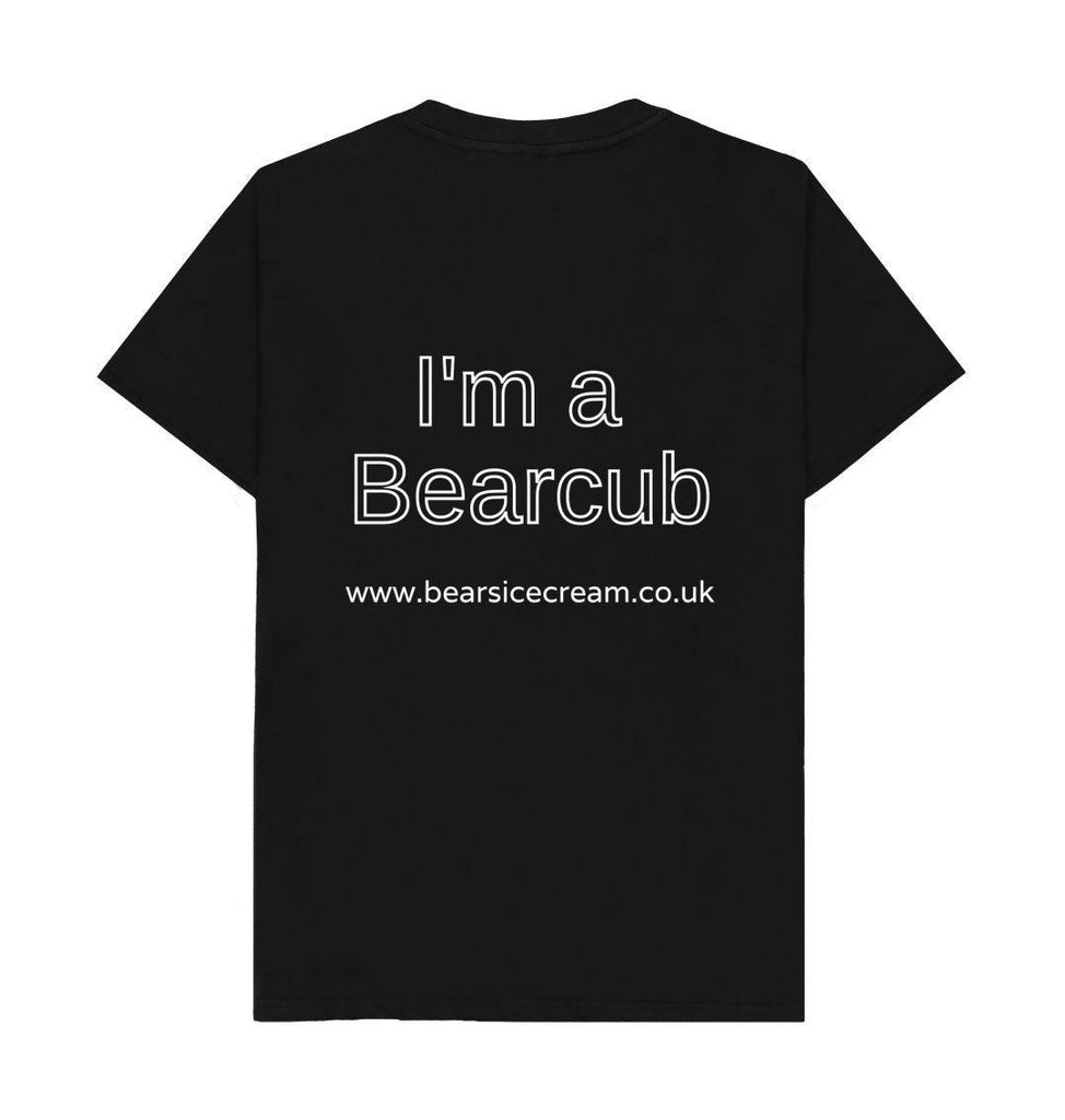 Black Bearcub staff t-shirt