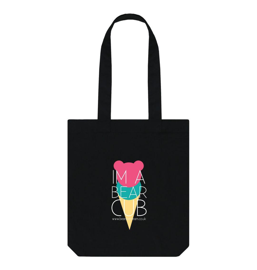 Black BEARS ICE CREAM TOTE - Black