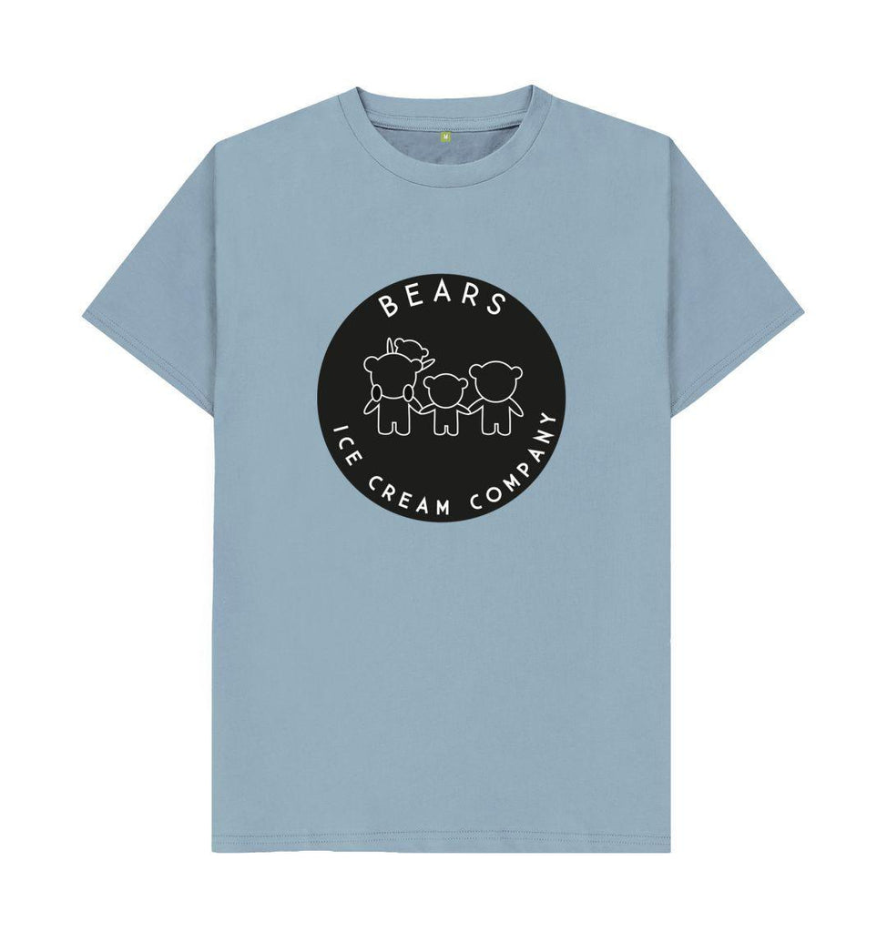 Stone Blue BEARS ICE CREAM TEE - Mens
