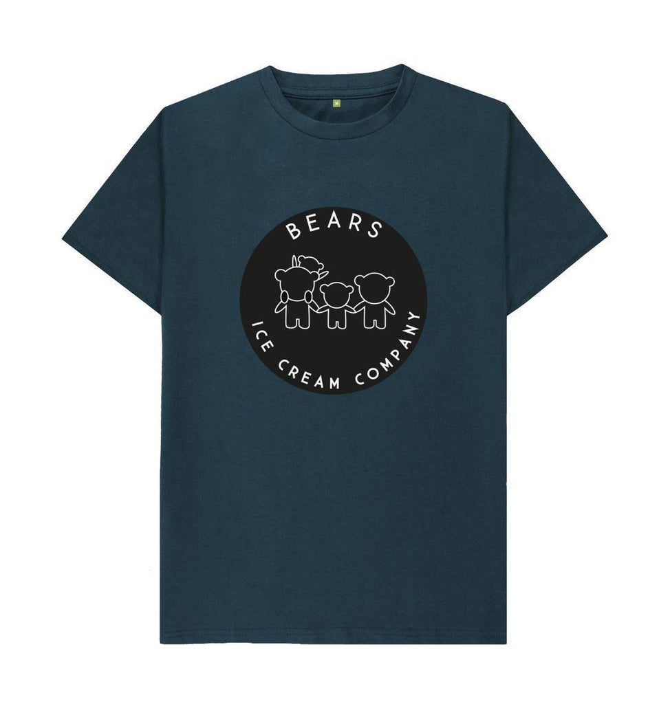 Denim Blue BEARS ICE CREAM TEE - Mens