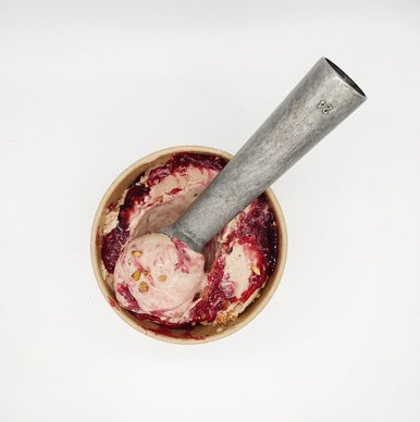 Milk Chocolate, Raspberry & Hazelnut Swirl Ice Cream