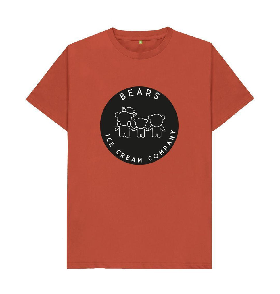 Rust BEARS ICE CREAM TEE - Mens