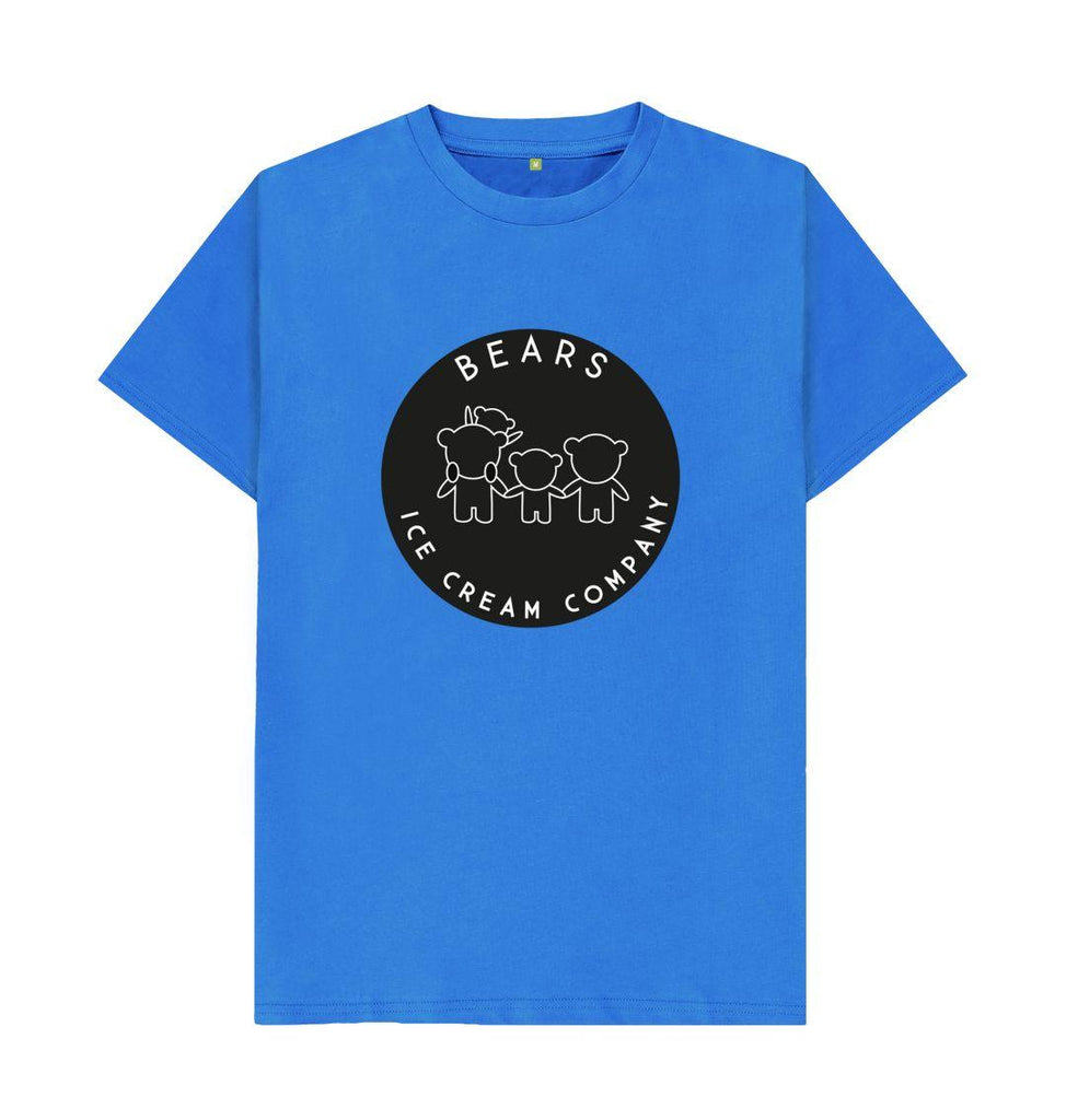 Bright Blue BEARS ICE CREAM TEE - Mens