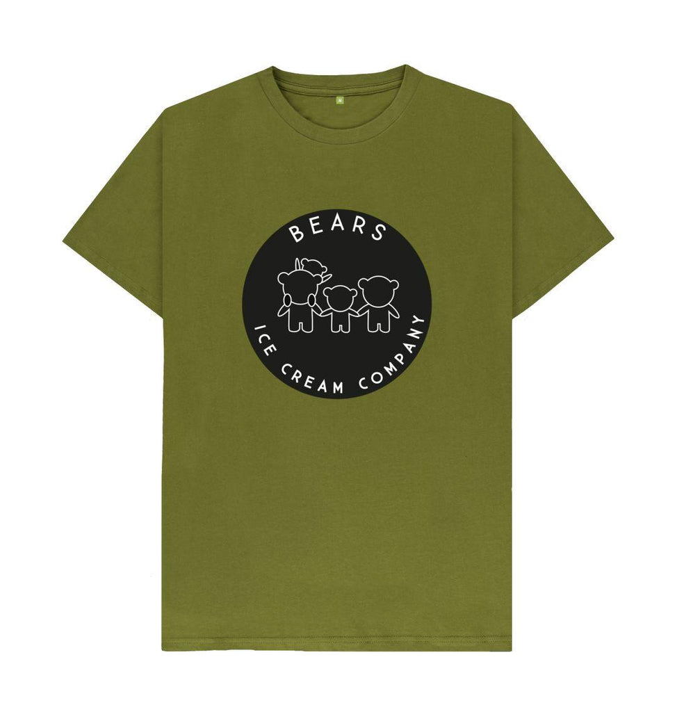Moss Green BEARS ICE CREAM TEE - Mens